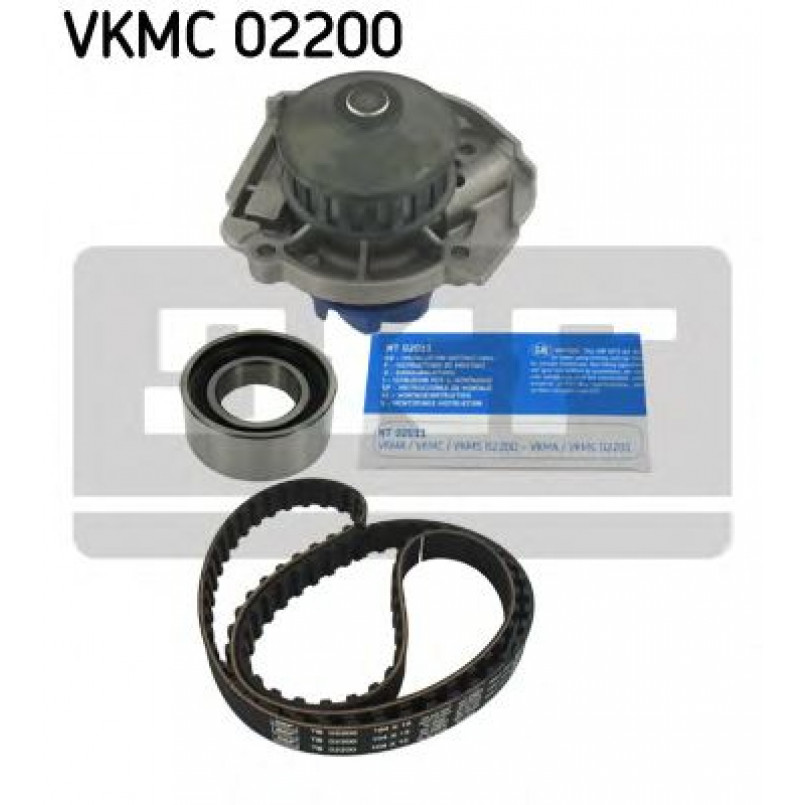 VKMC 02200 SKF - Насос охолоджуючої рідини + комплект зубчатого ремня